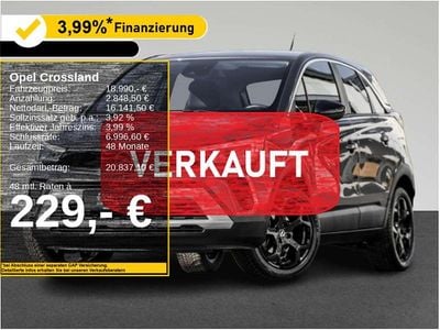 Gebraucht Opel Crossland Elegance 110 PS (80 kW) 2023 Vulkan grau SUV