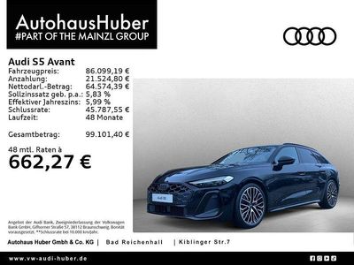 Schwarz Neu 2026 Audi S5 Sport Kombi | 86.099 €