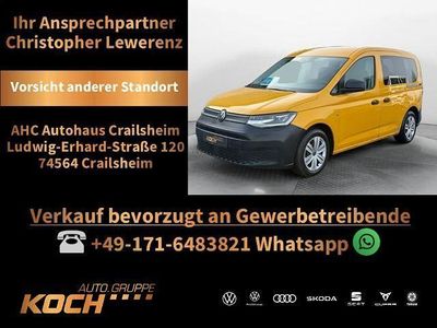 Gebraucht VW Caddy Basis 122 PS (89 kW) 2022 Gelb Van / Kleinbus