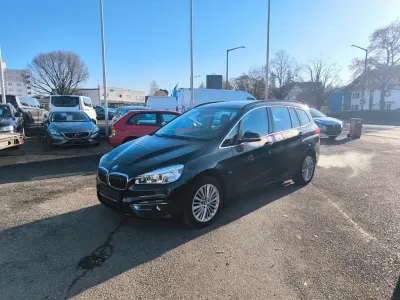 Gebraucht BMW 218 Gran Tourer Luxury Line 150 PS (110 kW) 2015 Schwarz Van / Kleinbus