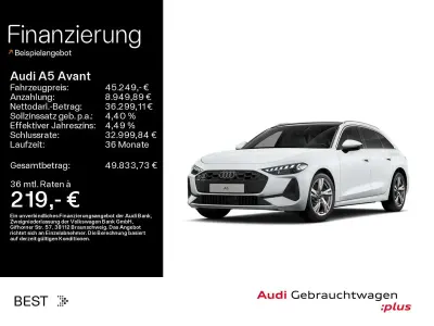 Gebraucht Audi A5 Ambiente 204 PS (150 kW) 2025 Gletscherweiß metallic Kombi