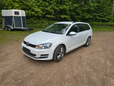 Gebraucht VW Golf VII Trendline 110 PS (80 kW) 2015 Weiß Kombi