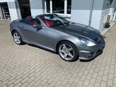 Brugt Mercedes SLK350 AMG line 305 HK (224 kW) 2009 Sølv Cabriolet