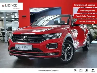 Gebraucht VW T-Roc Cabriolet R-line 150 PS (110 kW) 2021 Kings red (metallic) Cabrio