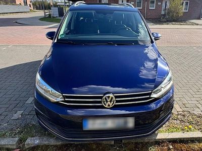Occasion VW Touran Highline 190 PK (139 kW) 2018 Blauw MPV