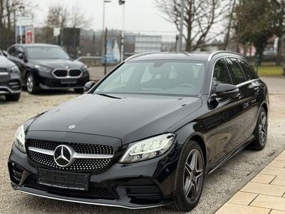Usata Mercedes C200 AMG line 160 CV (117 kW) 2019 Nero Station wagon