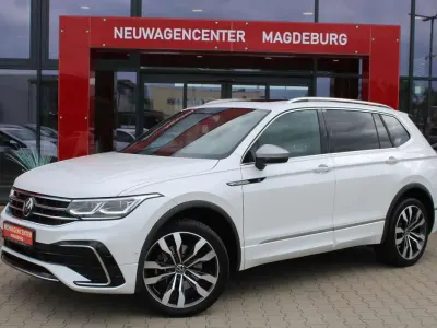 Gebraucht VW Tiguan Allspace R-line 200 PS (147 kW) 2024 Oryxweiß perlmutteffekt SUV