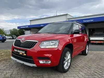 Gebraucht Skoda Yeti 122 PS (89 kW) 2014 Coridarot/schwarz SUV