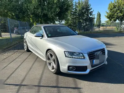Brugt Audi A5 Cabriolet S-Line 211 HK (155 kW) 2009 Sølv Cabriolet