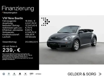 Gebraucht VW New Beetle Cabriolet Freestyle 105 PS (77 kW) 2010 Platinum grey metallic Cabrio