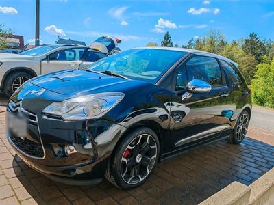 gebraucht Citroën DS3 1,6L 156PS Schwarz TOP! 8-fach bereift!