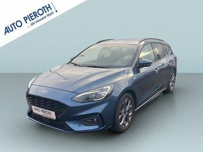 Blau Gebraucht 2021 Ford Focus ST-Line X Kombi | 19.850 € (Teuer)