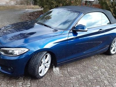 Second-hand BMW 220 Sport Line 184 CP (135 kW) 2015 Albastru Cabrio
