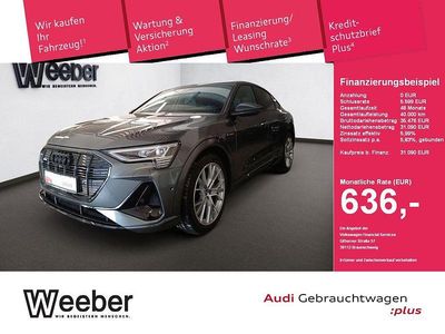 Gebraucht Audi e-tron Sportback S-Line 230 kW (313 PS) 2022 Daytonagrau perleffekt (metallic) SUV