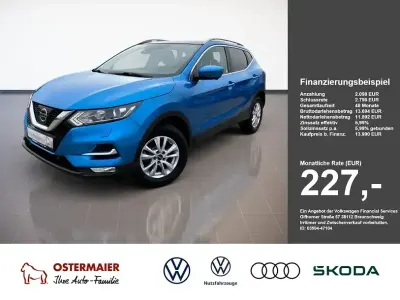 Gebraucht Nissan Qashqai S 163 PS (119 kW) 2018 Blau SUV