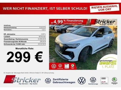 Gebraucht Audi e-tron S-Line 219 kW (299 PS) 2023 Gletscherweiß metallic (metallic) SUV