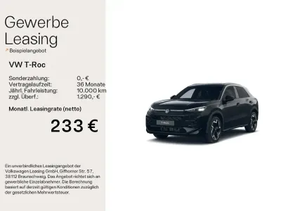 Neu VW T-Roc R-line 150 PS (110 kW) 2026 Schwarz SUV