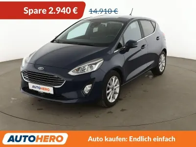 Gebraucht Ford Fiesta Titanium 86 PS (63 kW) 2020 Blau Kleinwagen