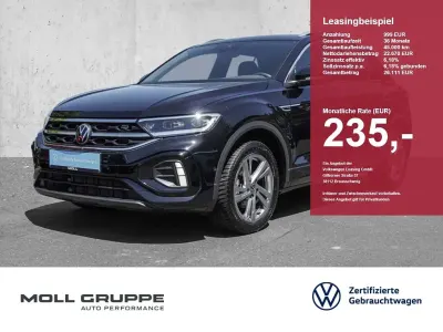 Gebraucht VW T-Roc R-line 110 PS (80 kW) 2024 Deep black perleffekt (metallic) SUV