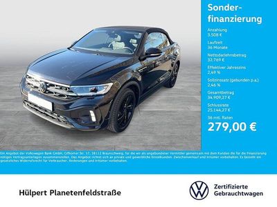 Usata VW T-Roc Cabriolet R-line 150 CV (110 kW) 2025 Nero Cabrio