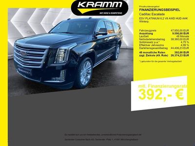 Schwarz Gebraucht 2017 Cadillac Escalade SUV | 47.950 € (Fairer Preis)