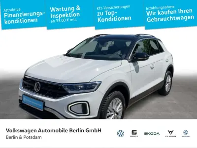 Gebraucht VW T-Roc Cabriolet Life 150 PS (110 kW) 2025 Pure white schwarz SUV