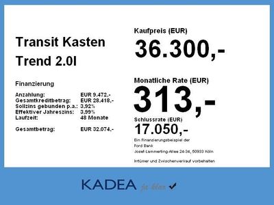 Neu Ford Transit Trend 131 PS (96 kW) 2025 Frost weiß