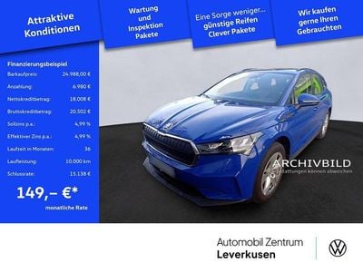 Blau Gebraucht 2023 Skoda Enyaq iV Loft SUV | 24.988 € (Fairer Preis)