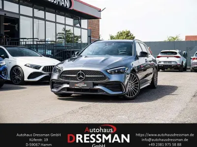 Gebraucht Mercedes C300 AMG line 265 PS (194 kW) 2022 Selenitgrau  metalliclack Kombi