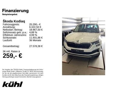 Gebraucht Skoda Kodiaq Style 150 PS (110 kW) 2021 Moonweiss metallic SUV