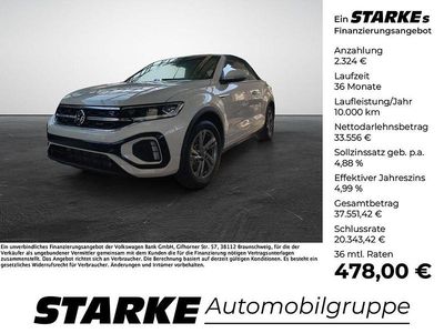 Usata VW T-Roc Cabriolet R-line 150 CV (110 kW) 2025 Bianco Cabrio