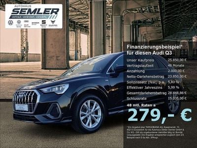Schwarz Gebraucht 2019 Audi Q3 S-Line SUV | 25.850 € (Guter Preis)