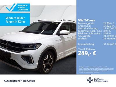 Usata VW T-Cross R-line 150 CV (110 kW) 2025 Bianco SUV