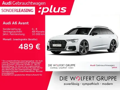 Gebraucht Audi A6 S-Line 299 PS (219 kW) 2025 Gletscherweiß metallic Kombi