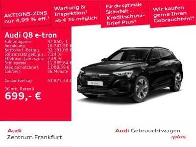 Usata Audi Q8 e-tron Advanced 250 kW (340 CV) 2023 Nero SUV