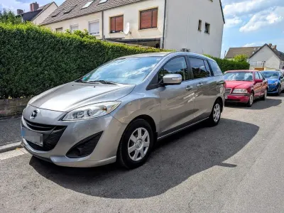 Gebraucht Mazda 5 Prime-Line 116 PS (85 kW) 2013 Silber Van / Kleinbus