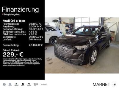 Gebraucht Audi Q4 e-tron S-Line 219 kW (299 PS) 2023 Schwarz SUV
