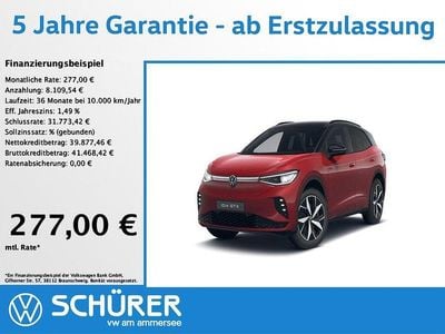 Brugt VW ID.4 GTX 250 kW (340 HK) 2024 Rød SUV