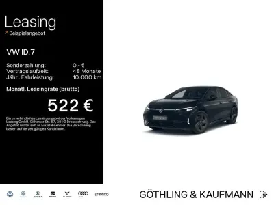 Gebraucht VW ID.7 GTX 250 kW (340 PS) 2025 Grenadillschwarz metallic Limousine