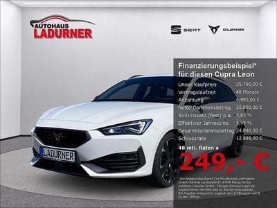 Usata Cupra Leon VZ 245 CV (180 kW) 2022 Bianco Station wagon