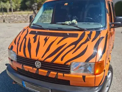 Brugt VW T4 68 HK (50 kW) 2001 Orange Van