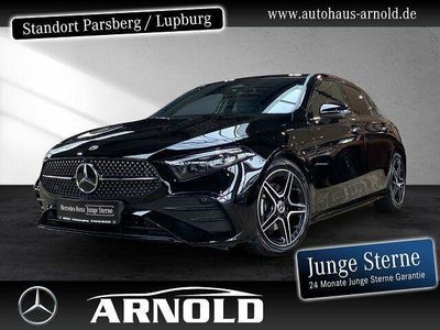 Nachtschwarz Gebraucht 2024 Mercedes A200 AMG Limousine | 33.790 € (Fairer Preis)