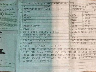 Second-hand Fiat Ducato 100 CP (73 kW) 2011 Alb Van