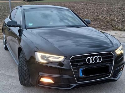 Gebraucht Audi A5 Sportback S-Line 177 PS (130 kW) 2014 Schwarz Kleinwagen