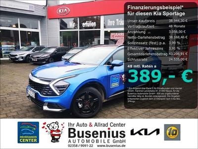Gebraucht Kia Sportage Spirit 136 PS (100 kW) 2025 B3l) blue flame m (blau SUV