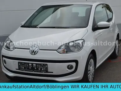 Gebraucht VW up! move up! 60 PS (44 kW) 2015 Weiß Kleinwagen