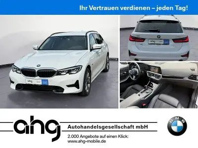 Gebraucht BMW 320e Sport Line 204 PS (150 kW) 2022 Alpinweiß uni Kombi