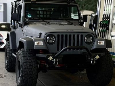 Usata Jeep Wrangler Sahara 177 CV (130 kW) 2001 Grigio SUV