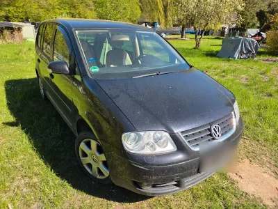 Brugt VW Touran Highline 116 HK (85 kW) 2003 Sort MPV