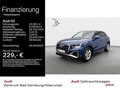 Second-hand Audi Q2 S-Line 150 CP (110 kW) 2025 Albastru SUV